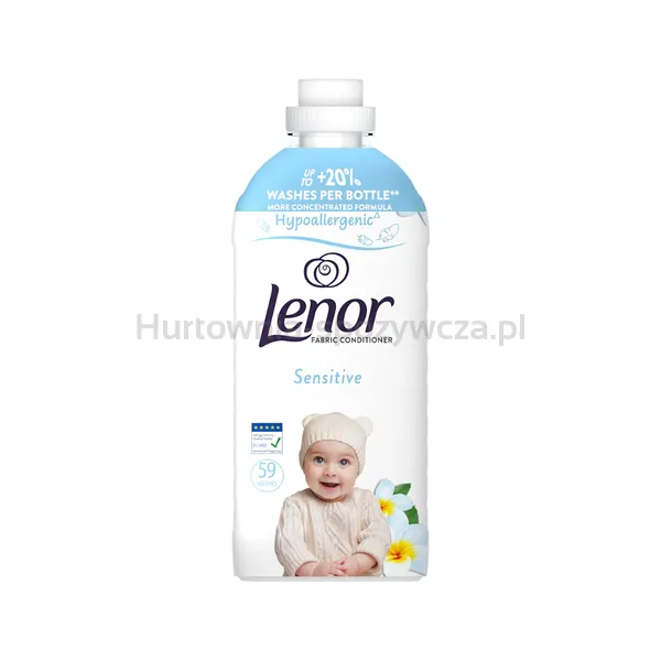Lenor Płyn Do Płukania Tkanin Sensitive 1.239L, 59 Prań