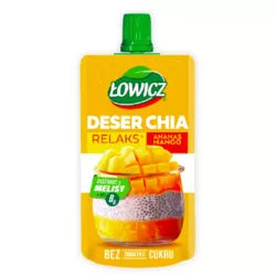 Łowicz Deser CHIA Relaks Mango Ananas 120g