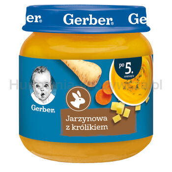 Gerber Jarzynowa Z Królikiem Po 5. Miesiącu 125 G