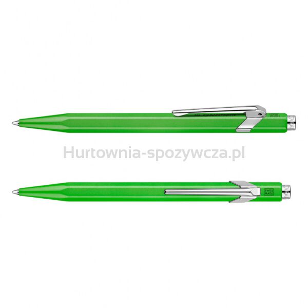 Długopis CARAN D'ACHE 849 Line Fluo, M, zielony - 3