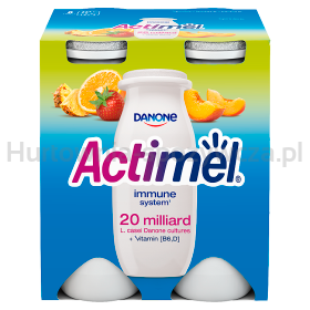 Danone Actimel Wieloowocowy 4X100 G