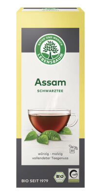 Herbata Czarna Assam Ekspresowa Bio (20 X 2 G) 40 G - Lebensbaum [BIO]