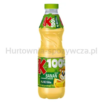 Kubuś Sok 100% banan jabłko brzoskwinia marchew 850 ml (w tym +0,50 zł/szt. zwrotnej kaucji)
