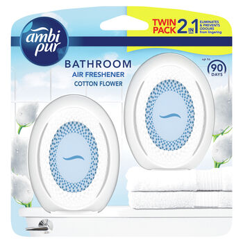 Ambi Pur Łazienka Cotton Fresh Dyfuzor Do Odświeżacza Powietrza 2X75Ml