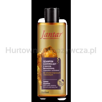 Jantar Szampon ujarzmiający do włosów kręconych i falowanych z esencją bursztynową, peptydami i ceramidami, 300 ml