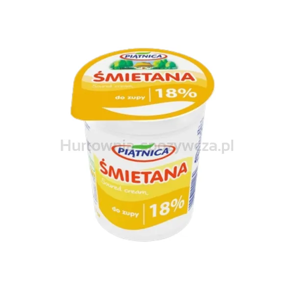 Piątnica Śmietana 18% 400G