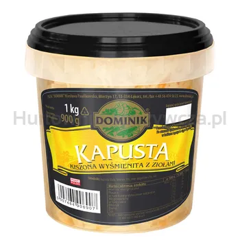 Kapusta Kiszona Wyśmienita Z Ziołami Polska 1Kg Dominik