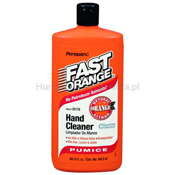 Emulsja Do Mycia Rąk Fast Orange Permatex 444Ml