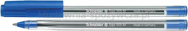 Schneider Długopis Tops 505, M, Niebieski 