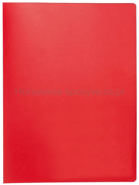 Q-Connect Teczka ofertowa, PP, A4, 380mikr., 20 koszulek, czerwona 
