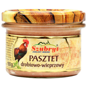 Szubryt Pasztet Drobiowo-Wieprzowy 180 G