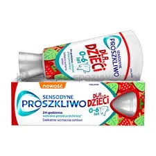 Sensodyne ProSzkliwo Dla Dzieci Pasta z fluorem do zębów chroniąca szkliwo do zębów mlecznych i stałych 0-6 lat, 50 ml