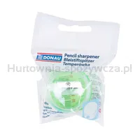 Donau Temperówka plastikowa, pojedyncza, mała okrągła, mix kolorów  - 4