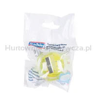 Donau Temperówka plastikowa, pojedyncza, mała okrągła, mix kolorów  - 6