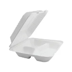 Huhtamaki Menubox 3-Dzielny Z Pulpy 23X20Cm 50Szt