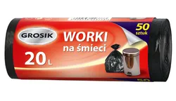 Grosik Worki Na Śmieci 20L 50 Sztuk