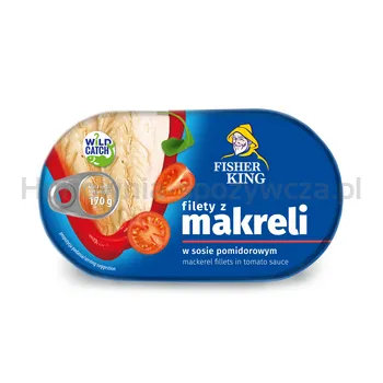 Fisherking Filety z makreli w Sosie Pomidorowym 170g