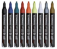 Donau Marker olejowy D-Oil, okrągły, 2,8mm, biały  - 3