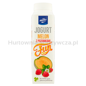 Milko Jogurt 330 Ml Fun Melon Z Poziomkami