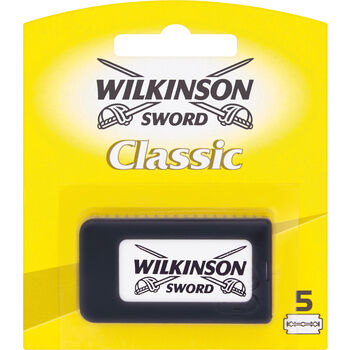 Wilkinson Sword Classic Żyletki Do Tradycyjnej Maszynki Na Żyletki 5 Sztuk