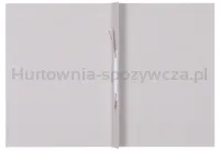 Skoroszyt OFFICE PRODUCTS Premium, karton, z fałdą, nadruk, A4, 350gsm, biały - 2