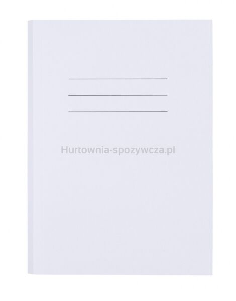 Skoroszyt OFFICE PRODUCTS Premium, karton, z fałdą, nadruk, A4, 350gsm, biały