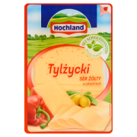 Hochland Tylżycki Ser Żółty W Plastrach. Ser Podpuszczkowy Dojrzewający 135 G