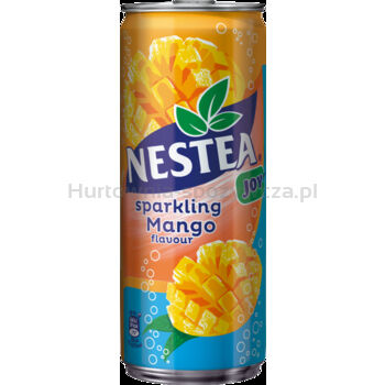 Nestea Joy sparkling Gazowany Napój herbaciany o smaku mango 330 ml