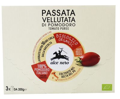 Alce Nero Sos Pomidorowy Passata Bio (3 X 200 G) 600 G [BIO]