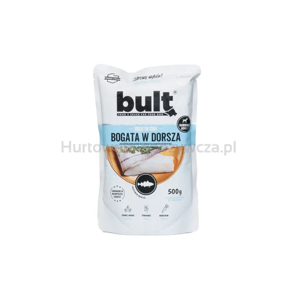 Bult Saszetka Dla Psa Bogata W Dorsza 500G