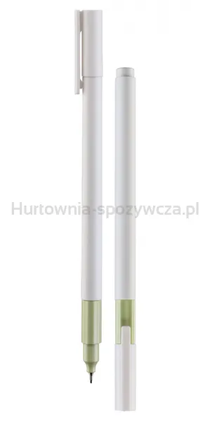Cienkopis ECONOVO, 0,4mm, 4 szt., biało-zielony
