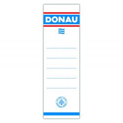 Donau Etykiety samoprzylepne do segregatora 54x153mm, jednostronne, 20szt. 