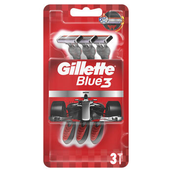 Gillette Blue3 Jednorazowe Maszynki Do Golenia Dla Mężczyzn, 3 Sztuki