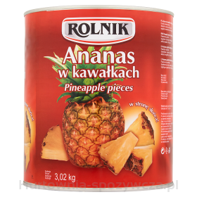 Ananas W Kawałkach 3100 Ml Rolnik
