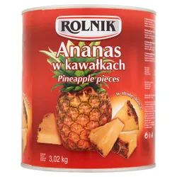Rolnik Ananas W Kawałkach 3100 Ml