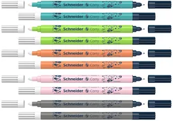 Wymazywacz do atramentu z cienkopisem SCHNEIDER Corry, mix kolorów