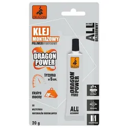 Dragon Power Klej Montażowy Polimer Hybrydowy Bezbarwny 20G