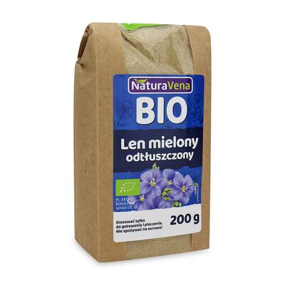 Naturavena Bio Len Mielony Odtłuszczony Bio 200 G [BIO]