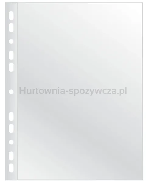 Q-Connect Koszulki na dokumenty PP, A4, krystal, 75mikr., 100szt. 