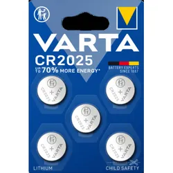 Baterie Specjalistyczne Varta Cr2025 5Szt