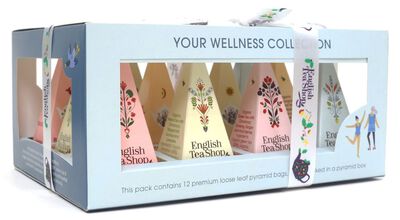 English Tea Shop Organic  Kolekcja Herbatek Owocowo - Ziołowych Bio Piramidki (Your Wellness - 6 Smaków) (12 X 2 G) 24 G - English Tea Shop [BIO]