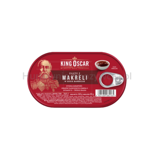 Filety z makreli w sosie barbecue King Oscar 160g