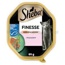 Sheba Finesse Delikatny pasztet z łososiem 85g