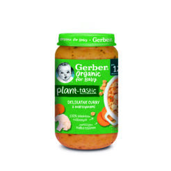 Gerber Organic Plant-Tastic Delikatne Curry Z Warzywami 250 G
