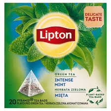 Lipton Herbata Piramidki Intense Mint 20Tb