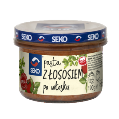 Seko Pasta z łoSosiem po włosku 190g