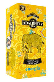 Adalbert's Lemon & Lime Black Tea ENERGIA 20 x 2g