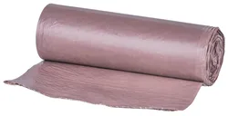 Worki na śmieci DONAU HOME, do segregacji, odpady BIO (LDPE), 120l, 10 szt., brązowe