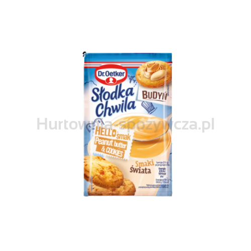 Dr. Oetker Słodka Chwila Budyń smak peanut butter & cookies 43g