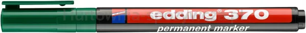 Marker Permanentny E-370 Edding, 1Mm, Zielony